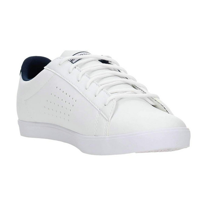 Le Coq Sportif 1621221 Sneakers Femme Faux Cuir Blanc - Chaussures Baskets Basses Femme